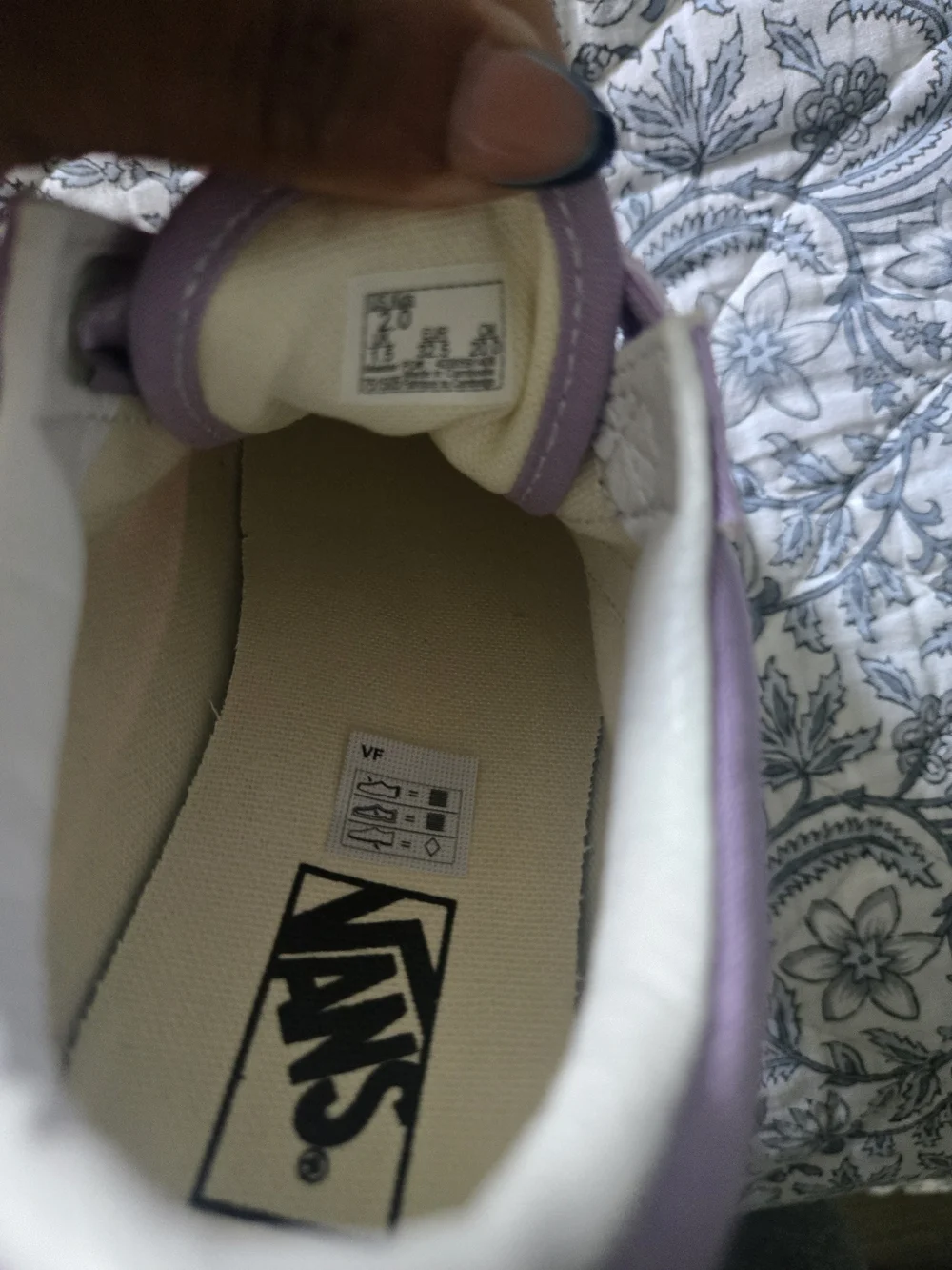 Vans cute lilac